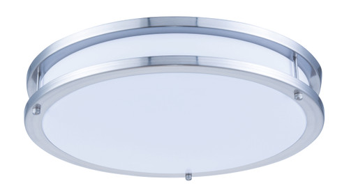 LED Surface Mount L:16 W:16 H:3 25W 1750Lm 3000K Frosted White And Nickel Finish Acrylic Lens (LDCF3201)