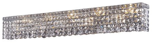 Maxime 10 Light Chrome Wall Sconce Clear Royal Cut Crystal (V2033W44C/RC)