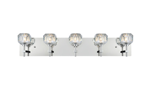 Graham 5 Light Wall Sconce In Chrome 
 (3509W32C)