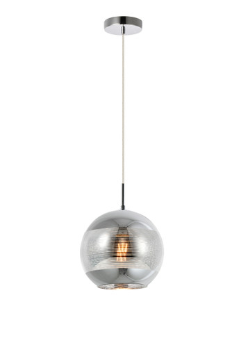 Reflection Collection Pendant D9.5In H9.5In Lt:1 Chrome Finish (LDPD2012)