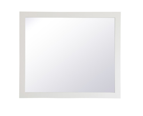 Aqua Rectangle Vanity Mirror 42 Inch In White (VM24236WH)