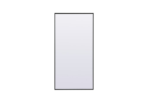 Metal Frame Rectangle Full Length Mirror 30X60 Inch In Black (MR4FL3060BK)