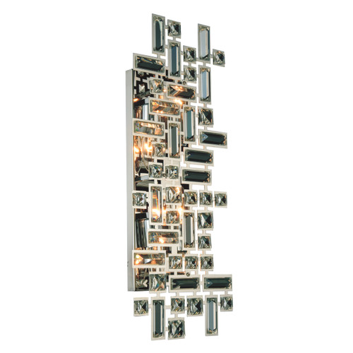 Picasso 4 Light Chrome Wall Sconce Clear Royal Cut Crystal (V2100W22C/RC)