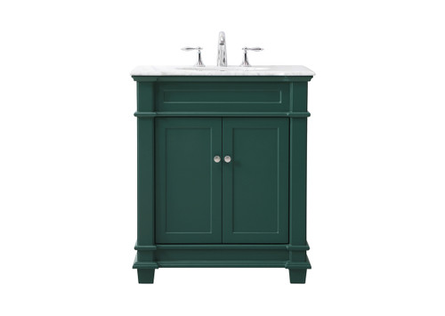 30 Inch Single Bathroom Vanity Set In Green (VF50030GN)
