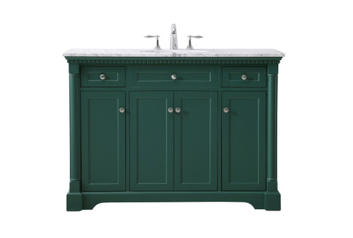 48 Inch Single Bathroom Vanity Set In Green (VF53048GN)
