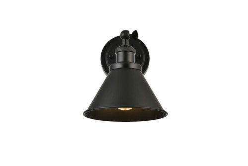 Bentley 1 Light Black Bath Sconce (LD7324W7BLK)