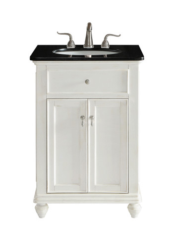 24 In. Single Bathroom Vanity Set In Antique White (VF12324AW)