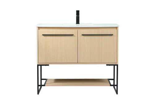 40 Inch Single Bathroom Vanity In Maple (VF42540MMP)