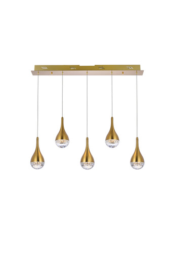 Amherst 34 Inch LED Pendant In Satin Gold (3805D33SG)