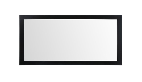 Aqua Vanity Mirror 72X36 Inch In Black (VM27236BK)