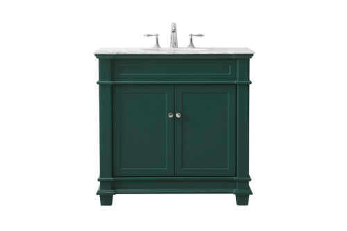 36 Inch Single Bathroom Vanity Set In Green (VF50036GN)