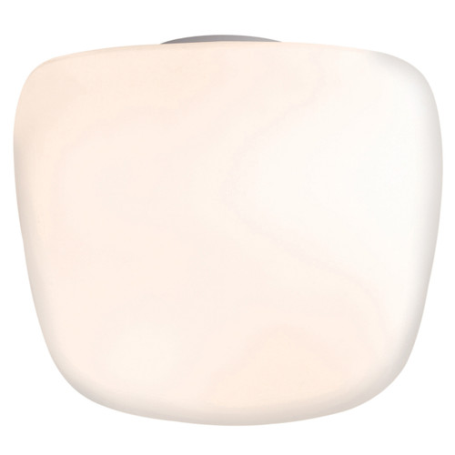 Vega White 1 Light Indoor Flush Mount (20656-WH/OPL)