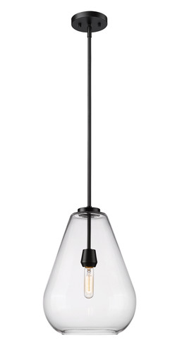 Z-Lite Ayra 1 Light Pendant in Matte Black (488P12-MB)