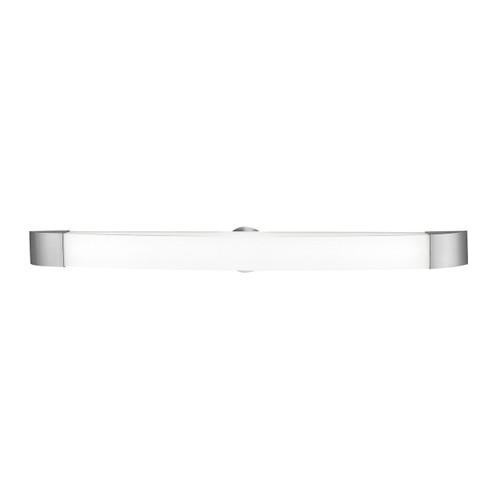Aspen Brushed Steel 1 Light Vanity (31005-BS/OPL)