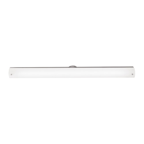 Vail Brushed Steel 1 Light Vanity (31001-BS/OPL)