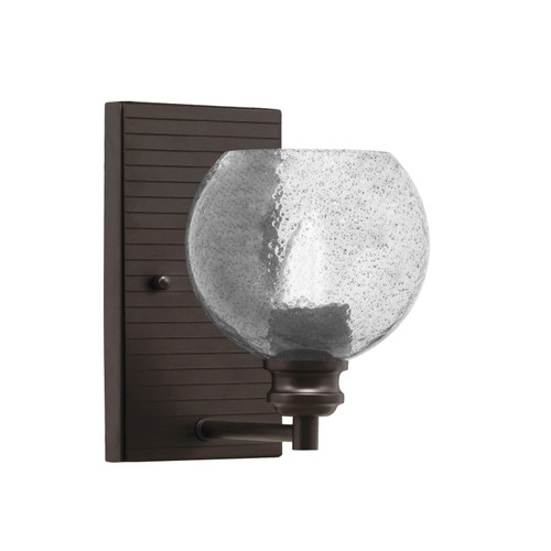 Edge Wall Sconce, Espresso Finish, 5.75" Smoke Bubble Glass (1161-ES-4102)