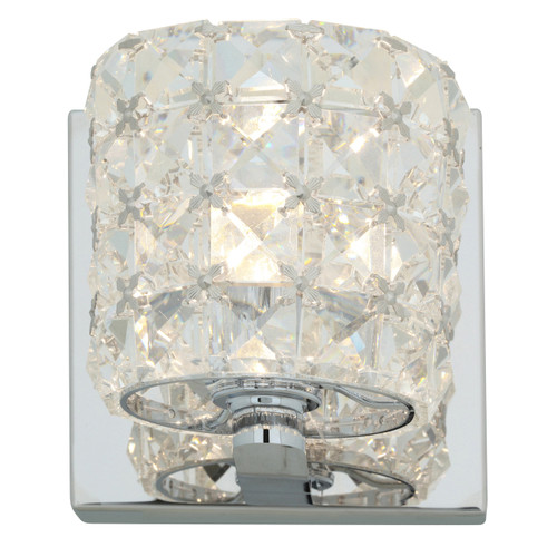 Prizm Chrome 1 Light Sconce (23920-CH/CCL)