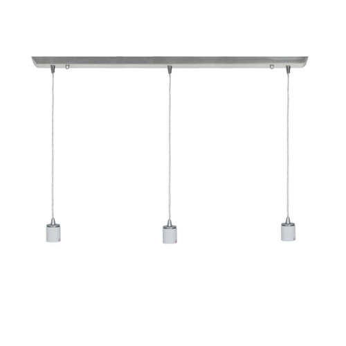 Trinity Brushed Steel 3 Light Pendant (52023FC-BS)