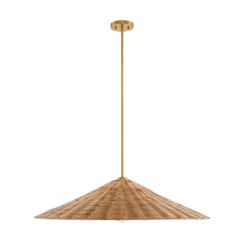 1-Light Pendant in Natural Brass (M7042NB)