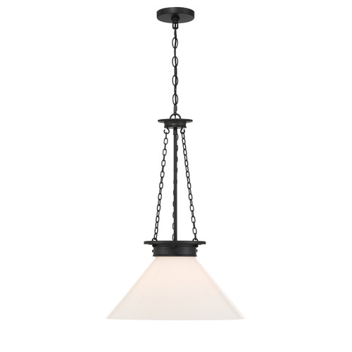 Myers 1-Light Pendant in Matte Black (7-1011-1-89)