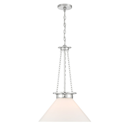 Myers 1-Light Pendant in Polished Nickel (7-1011-1-109)