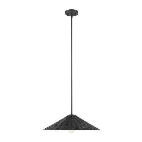 1-Light Pendant in Matte Black (M7041MBK)