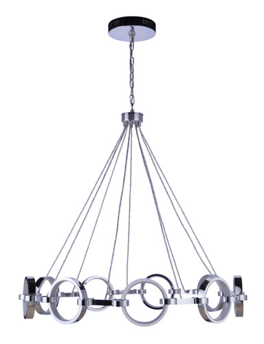 Context 9 Light LED Chandelier in Chrome (59329-CH-LED)