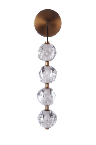 Jackie 4 Light Wall Sconce in Satin Brass (59460-SB-LED)