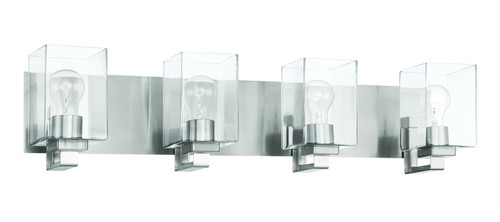McClane 4 Light Vanity in Brushed Polished Nickel (18532BNK4)