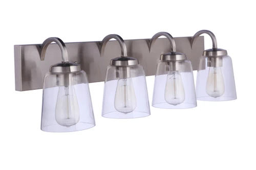 Elsa 4 Light Vanity in Brushed Polished Nickel (16331BNK4)
