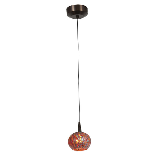 Tungsten Bronze 1 Light Indoor Mini Pendant (72980LED-BRZ/RRO)