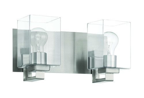 McClane 2 Light Vanity in Brushed Polished Nickel (18514BNK2)