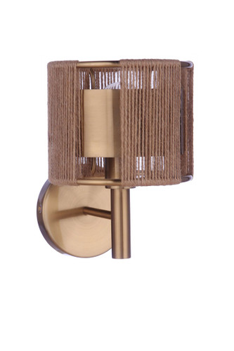 Kensey 1 Light Wall Sconce in Satin Brass (59061-SB)