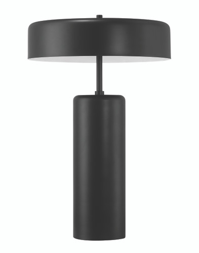 3 Light Table Lamp in Flat Black (87002FB-T)