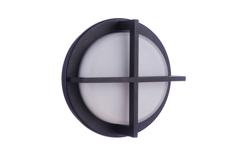 Outdoor Small Round Bulkhead in Textured Black (ZA5902-TB)