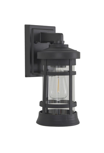 Resilience Small Outdoor Lantern in Textured Black, Clear Lens (ZA2304-TB-C)