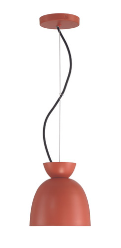 Ventura Dome 1 Light Mini Pendant in Baked Clay (59191-BCY)