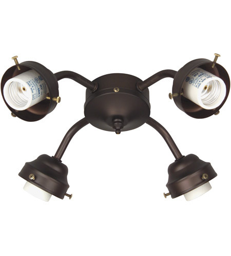 Universal 4 Light Fitter in Oiled Bronze (F400-OB-LED)