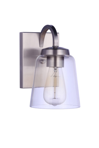 Elsa 1 Light Wall Sconce in Brushed Polished Nickel (16306BNK1)