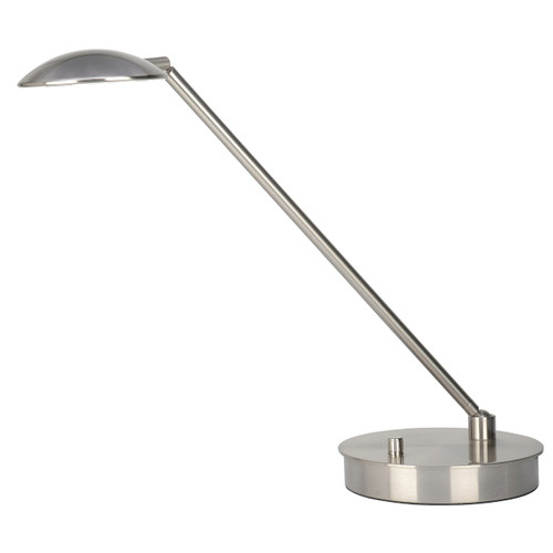 TaskWerx Brushed Steel 1 Light Table Lamp (72003LEDD-BS)
