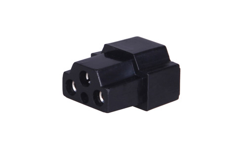 Under Cabinet Light End-To-End Connector in Black (CUC10-ETE-BLK)