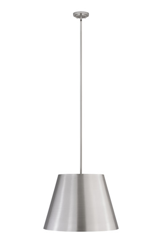 Lilly 1 Light Pendant in Brushed Nickel (2307-24BN)