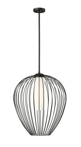 Z-Lite Savanti 1 Light Pendant in Matte Black (7507-22MB)