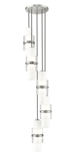 Cayden 5 Light Chandelier in Brushed Nickel (1946P-5R-BN)