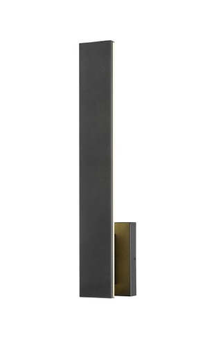 Stylet 2 Light Outdoor Wall Light in Sand Black (5007-24BK-LED)