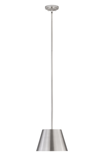 Z-Lite Lilly 1 Light Pendant in Brushed Nickel (2307-12BN)