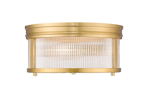 Carnaby 2 Light Flush Mount in Modern Gold (7504FR13-MGLD)