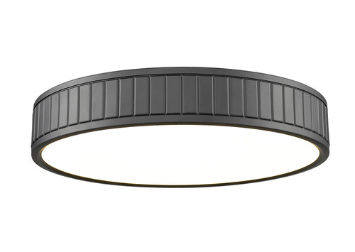 Madison 1 Light Flush Mount in Matte Black (1005F16-MB-LED)