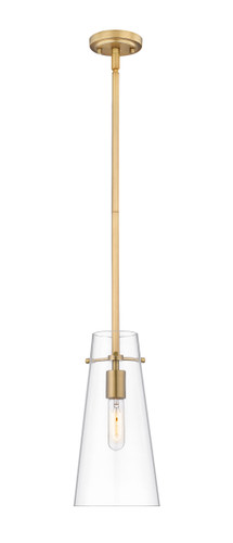 Kira 1 Light Pendant in Modern Gold (7508P-ROD-MGLD)