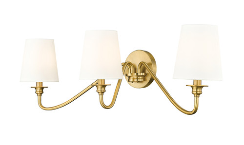 Gianna 3 Light Wall Sconce in Modern Gold (7509-3S-MGLD)